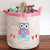 Owly Round Storage Basket