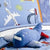 Stars Aeroplane Shape Cushion
