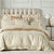 Valeria Champagne Quilt Cover Set