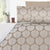 Beige Damask Quilt Cover Set