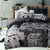 Computer Power Silver Quilt Cover Set