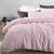 Cotton Velvet Blush Quilt Cover Set