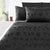 Daniza Black Quilt Cover Set