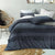 Denim Boho Tassels Quilt Cover Set