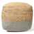 Preston Grey Pouf
