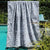 Tribal Grey with Black Tassel Turkish Towel
