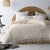Gypsy Cream Tassel Quilt Cover Set