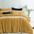 Harmony Gold Velvet Quilt Cover Set