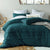 Jade Boho Tassel Quilt Cover Set