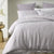 Java Silver Quilt Cover Set