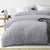 Lee Silver Quilt Cover Set