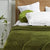 Moss Green Super Soft Blanket (240 x 260cm)