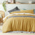 Ochre Linen Sheet Set