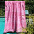 Tribal Pink with Black Tassel Turkish Towel
