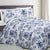 Safari Navy Quilt Cover Set