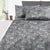 Slate Rouched Quilt Cover Set
