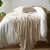 Tenille Natural Cotton Lace Crochet Throw (115 x 180cm)