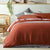 Tobacco Linen Quilt Cover Set