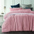 Smokey Rose Velvet Quilt Cover Set