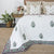 Aida Kaner Hand Block Printed Coverlet (210 x 210cm)