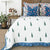 Annabelle Kumudani Hand Block Printed Coverlet (210 x 210cm)