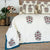 Gulbahar Hand Block Printed Coverlet (210 x 210cm)