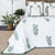 Iris Hand Block Printed Coverlet (210 x 210cm)