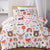 Rainbow Forest Glow In The Dark Quilt Cover Set