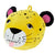 Jaguar Head Yellow Novelty Cushion