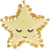 Little Star Yellow Novelty Cushion