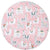 Llama Party Play Mat (120cm round)
