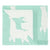 Llama Mint Throw (80 x 100cm)