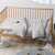 Maddison Pale Grey Cot Coverlet (100 x 120cm)