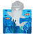 Sheldon Shark Hooded Beach Towel
