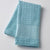 Zig Zag Diamonte Trim Aqua Hand Towels 12 PACK
