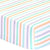 Cloudy Days STRIPES Cot Fitted Sheet
