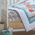 Tiny Turtle Shapes Cot Fitted Sheet