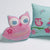 Birdcage Owl Novelty Cushion