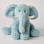 Aqua Plush Elephant Large 2 PACK