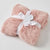 Pink Faux Fur Throw 3 PACK (127 x 152cm)