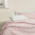 Bolston Pink Coverlet Set (160 x 220cm)