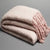 Herringbone Pink Throw (127 x 152cm)