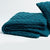 Chunky Teal Acrylic Throw (127 x 152cm)