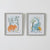 Framed Wall Art Dino (Set Of 2)