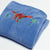 Dino Land Embroidered Fleece Throw