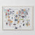 Map Of Animals Wall Art 2 PACK