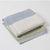 Spectacular Block Stripe Denim Sage Blanket 2 Pac