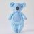 Kip Koala Blue Plush Toy Rattle 3 PACK