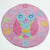 Owl Song Floor Rug (80cm round)