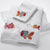 Rainbow Fish Embroidered Face Washer (32 x 32cm)